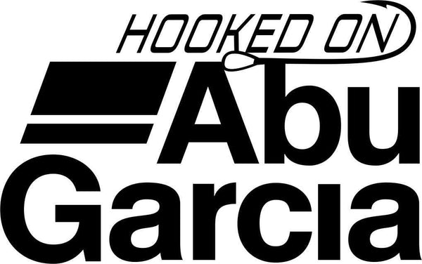 hooked on abu garcia fishing decal - North 49 Decals