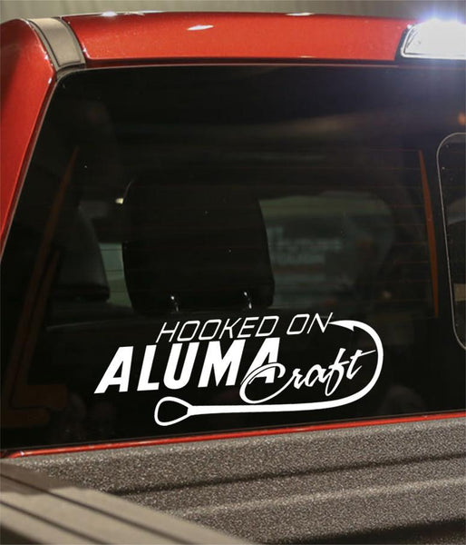 hooked on alumacraft decal - North 49 Decals