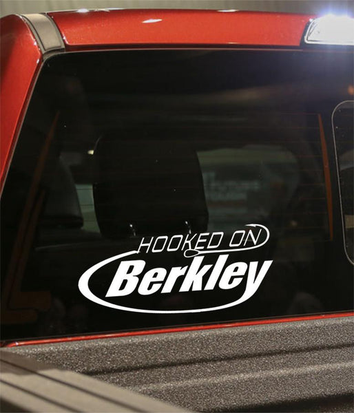 hooked on berkley fishing logo decal - North 49 Decals