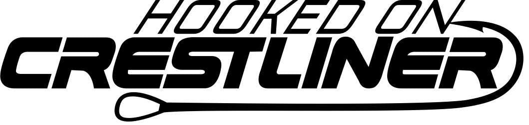 hooked on crestliner fishing logo decal - North 49 Decals