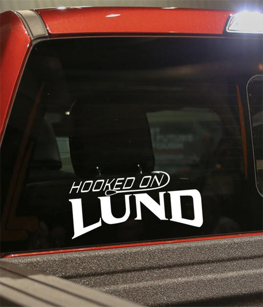 hooked on lund decal - North 49 Decals