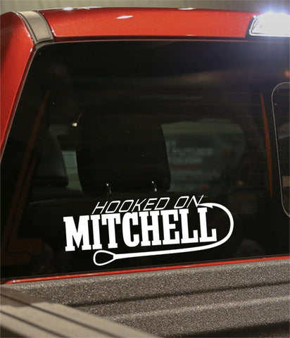 hooked on mitchell decal - North 49 Decals