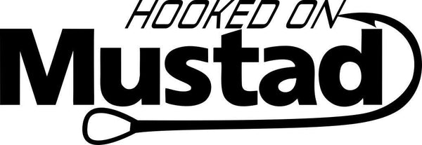hooked on mustad fishing decal - North 49 Decals