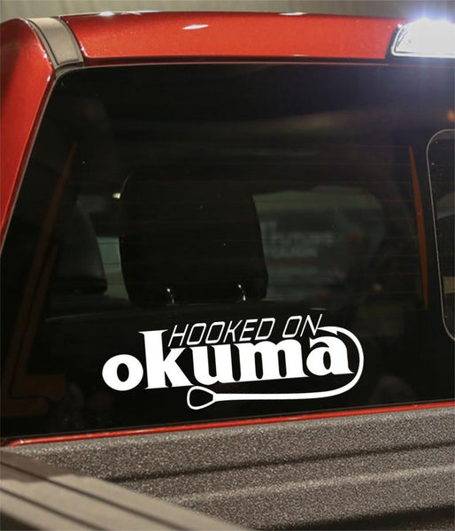hooked on okuma decal - North 49 Decals