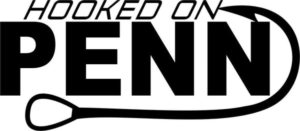 hooked on penn fishing decal - North 49 Decals