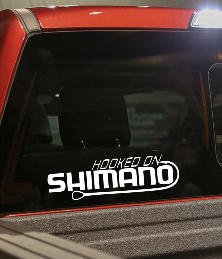 hooked on shimano decal - North 49 Decals