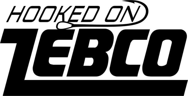 hooked on zebco fishing decal - North 49 Decals