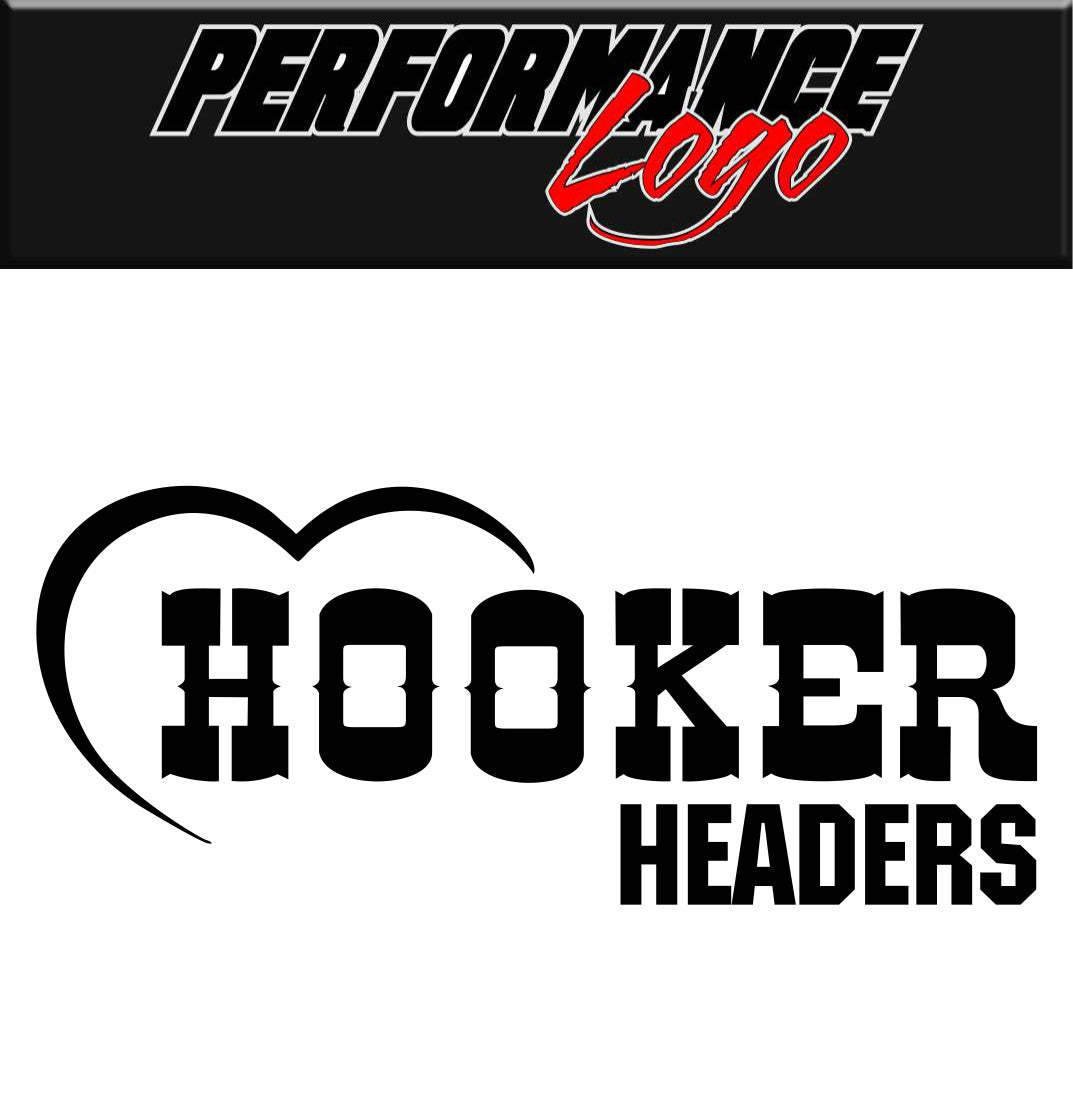 Hooker Headers decal, performance decal, sticker