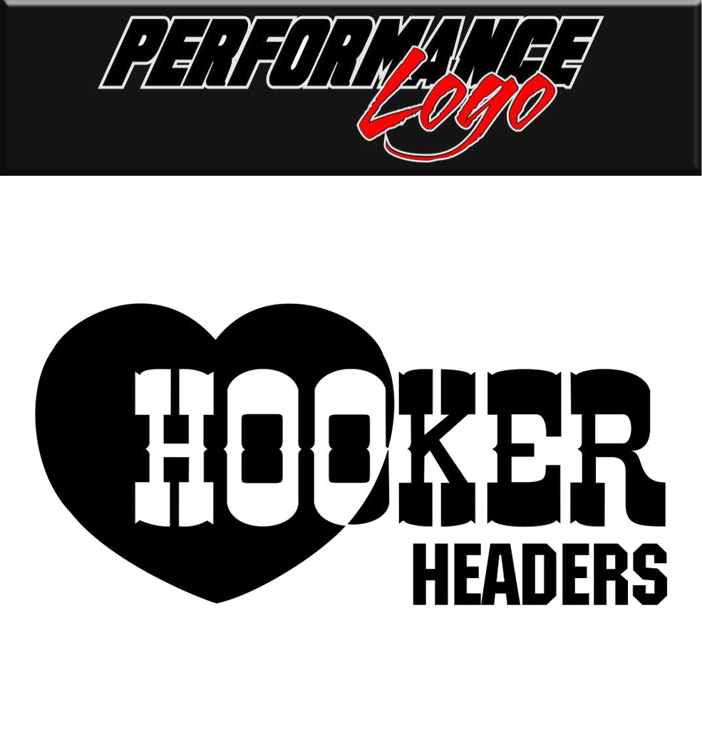 Hooker Headers decal, performance decal, sticker