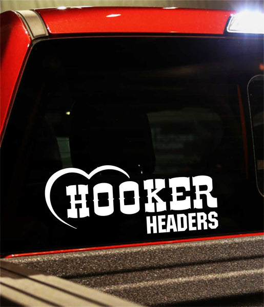 Hooker Headers decal, performance decal, sticker