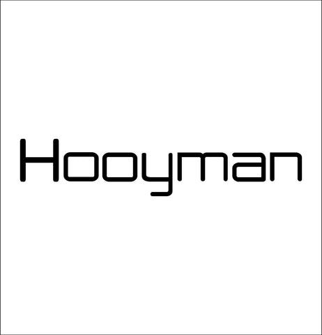 Hooyman decal, sticker, hunting fishing decal