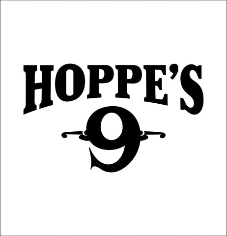 Hoppe's 9 decal, sticker, hunting fishing decal