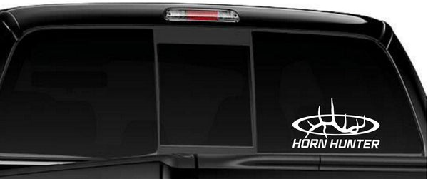 horn hunter decal, car decal sticker