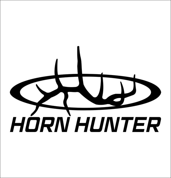 horn hunter decal, car decal sticker
