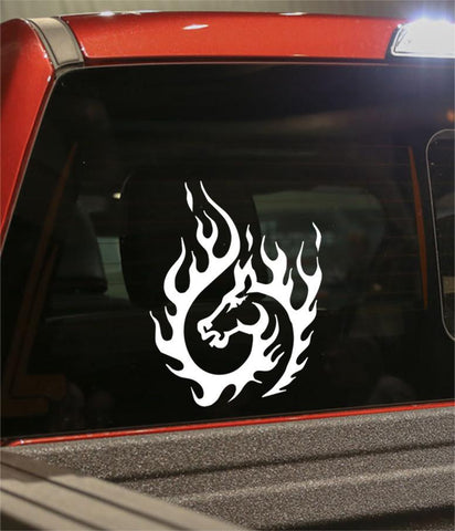 horse flaming animal decal - North 49 Decals