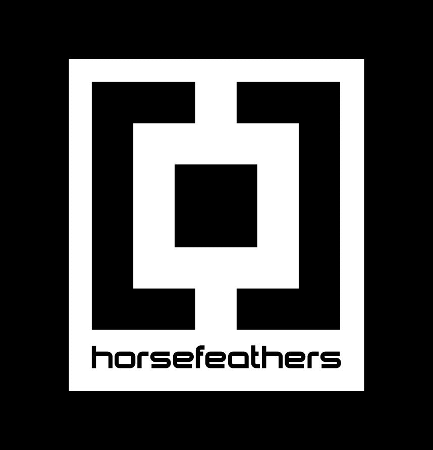 Horsefeathers decal, sticker, ski snowboard decal
