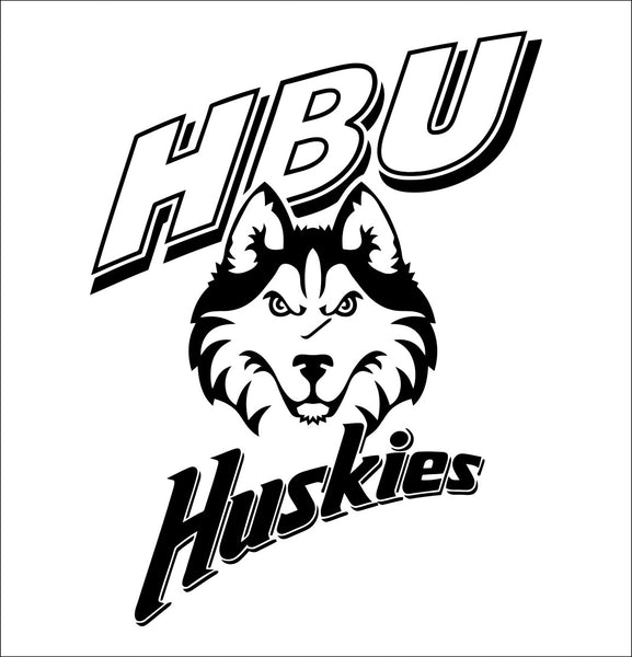 Houston Baptist Huskies decal, car decal sticker, college football