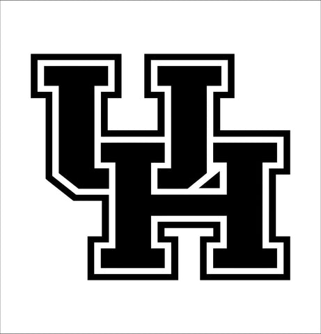Houston Cougars decal, car decal sticker, college football