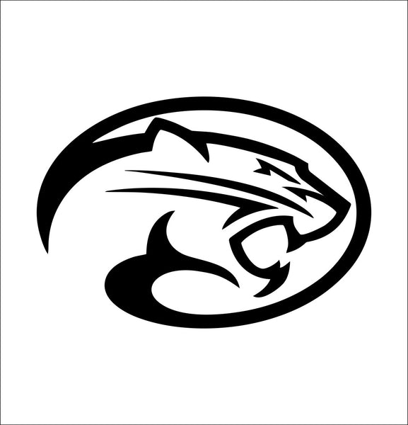 Houston Cougars decal, car decal sticker, college football