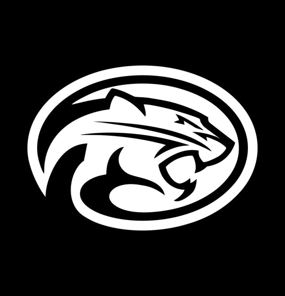 Houston Cougars decal, car decal sticker, college football