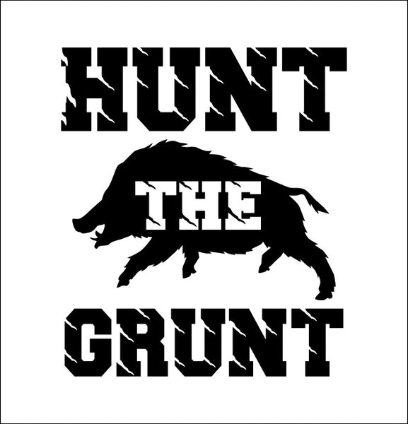Hunt The Grunt hunting decal