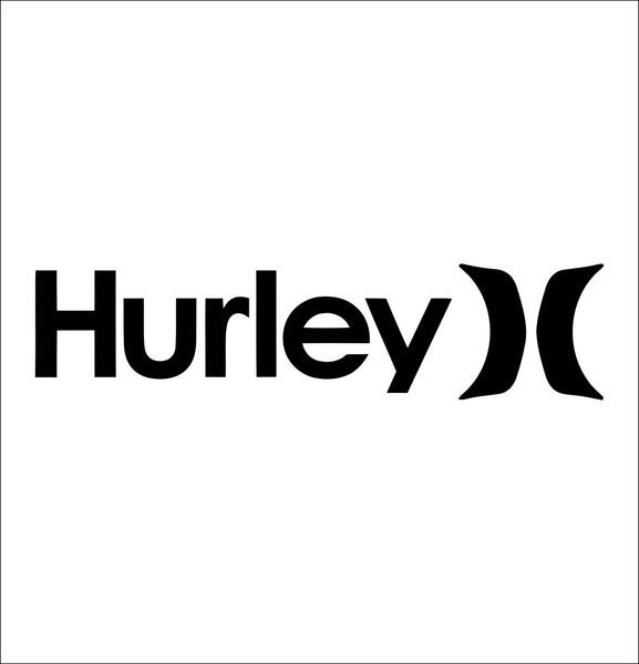 Hurley decal, skateboarding decal, car decal sticker