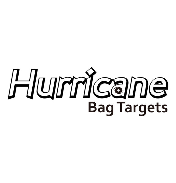 Hurricane Bag Targets decal, sticker, hunting fishing decal