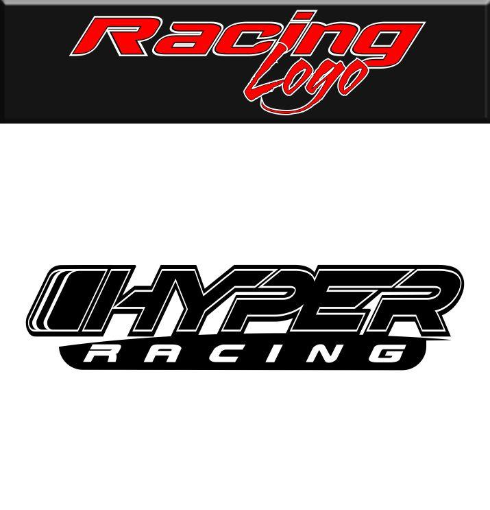 Hyper Racing decal, racing sticker