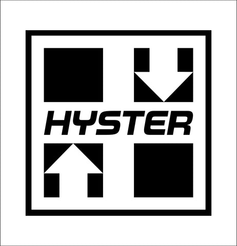 Hyster decal, car decal sticker