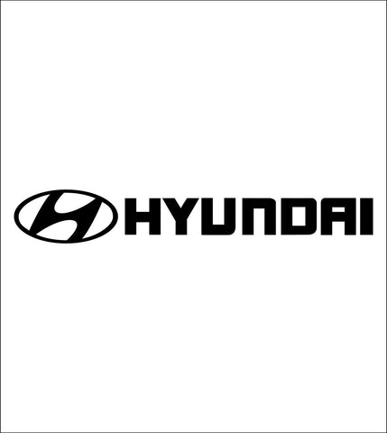 Hyundai decal, sticker, car decal