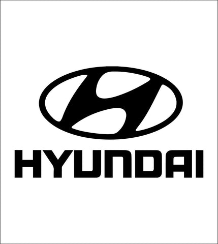 Hyundai decal, sticker, car decal