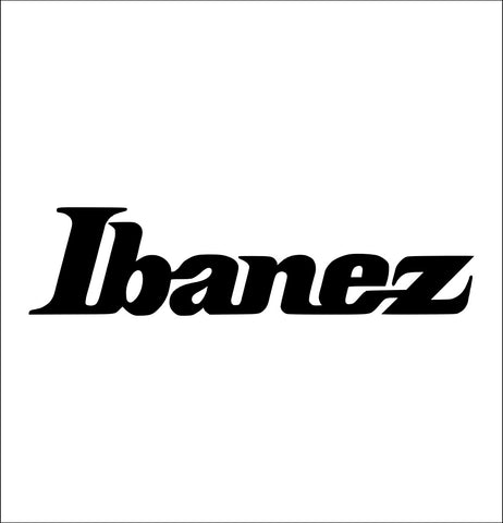 Ibanez decal, music instrument decal, car decal sticker
