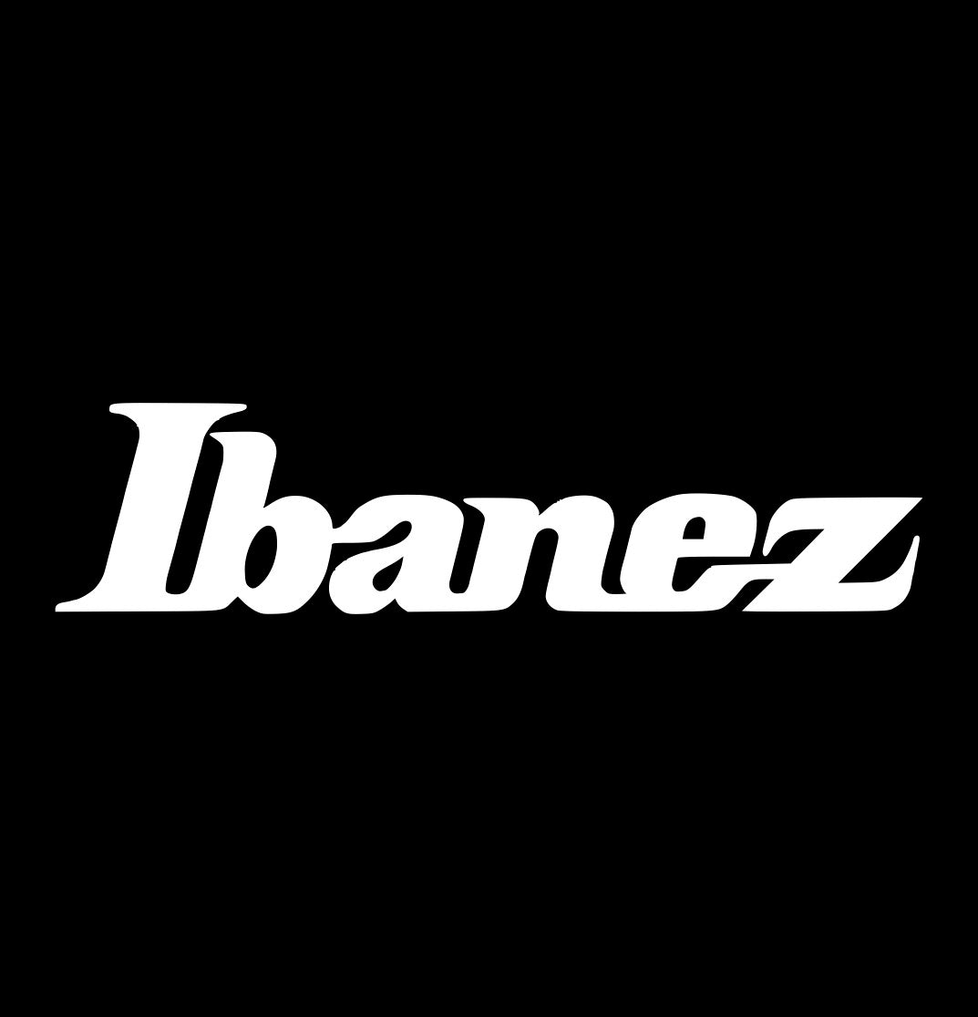 Ibanez decal, music instrument decal, car decal sticker