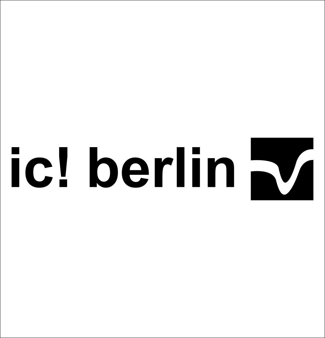 IC Berlin decal, car decal sticker