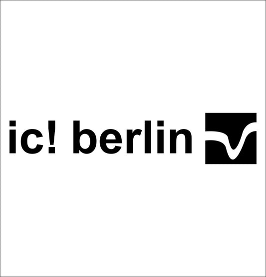 IC Berlin decal, car decal sticker