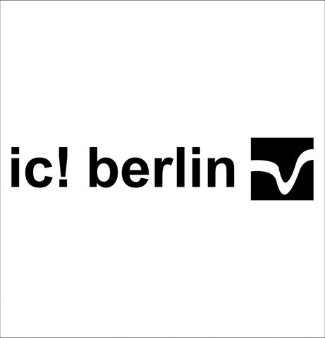 IC Berlin decal, car decal sticker