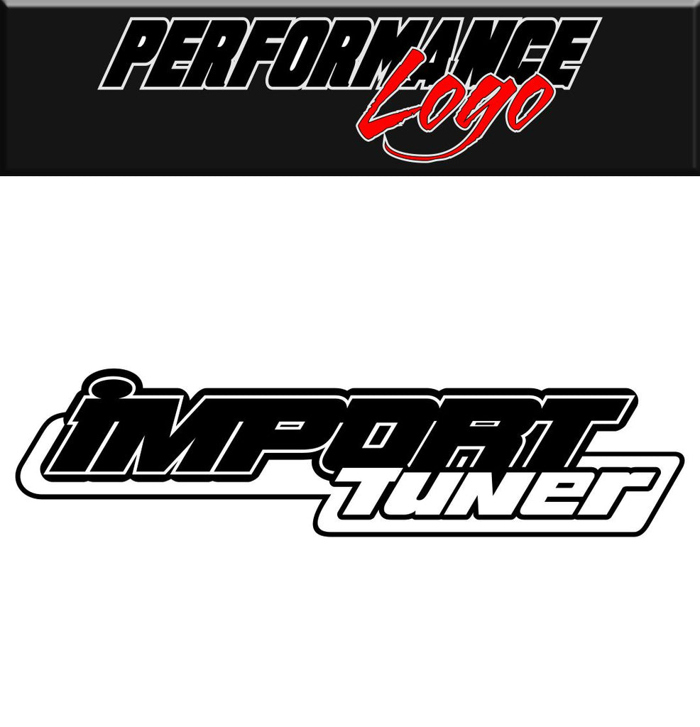 Import Tuner decal performance decal sticker