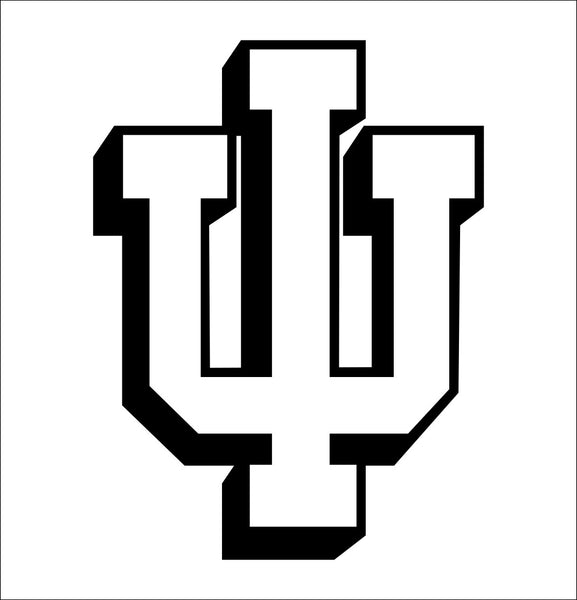 Indiana Hoosiers decal, car decal sticker, college football