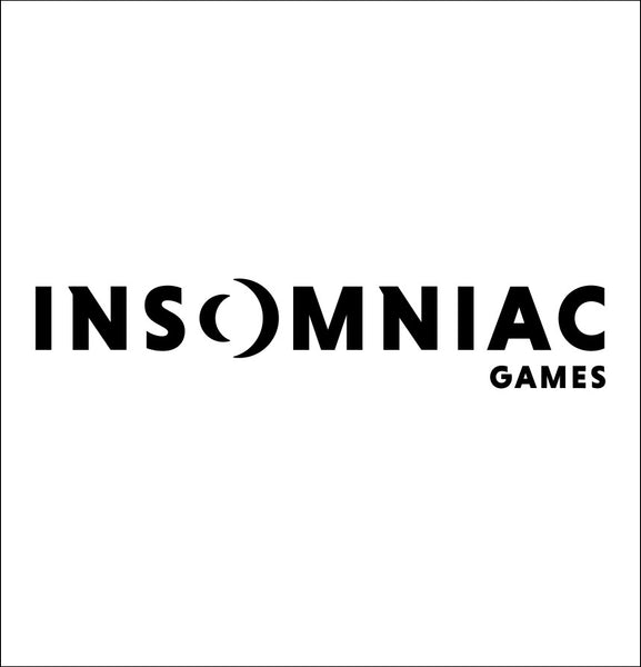 Insomniac Games decal, video game decal, sticker, car decal