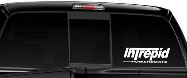 Intrepid Boats decal, sticker, car decal