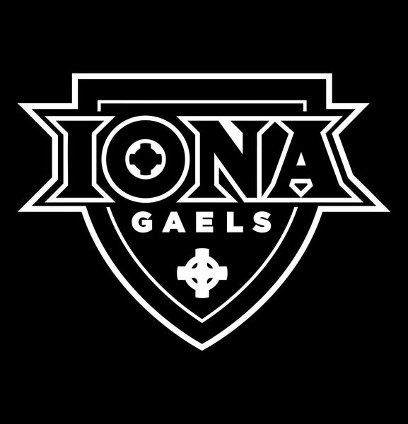 Iona Gaels decal, car decal sticker, college football