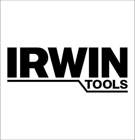 irwin tools decal, car decal sticker