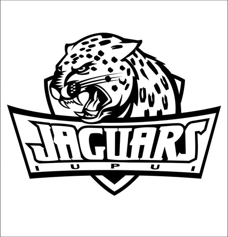 Iupui Jaguars decal, car decal sticker, college football
