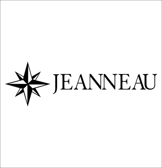 jeanneau boats decal, sticker, hunting fishing decal, car sticker 