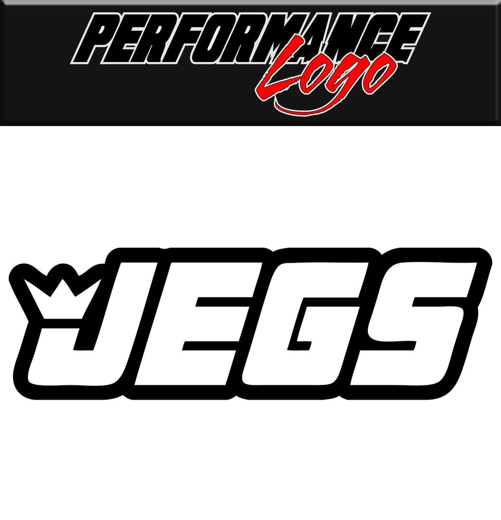 Jegs decal, performance decal, sticker
