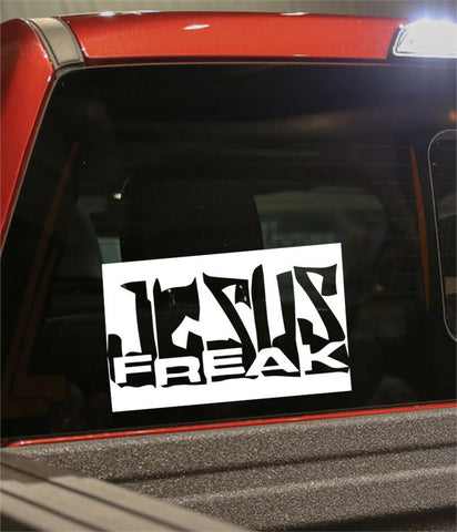 jesus freak religious decal - North 49 Decals