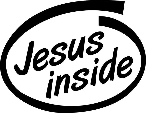 jesus inside religious decal - North 49 Decals
