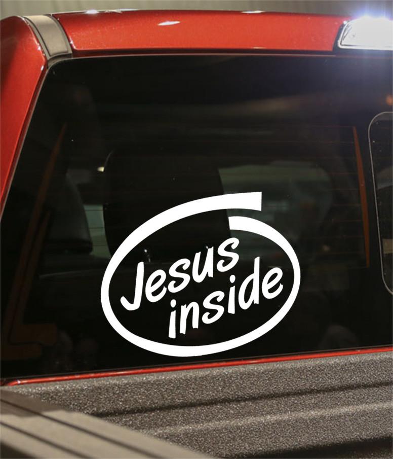 jesus inside religious decal - North 49 Decals
