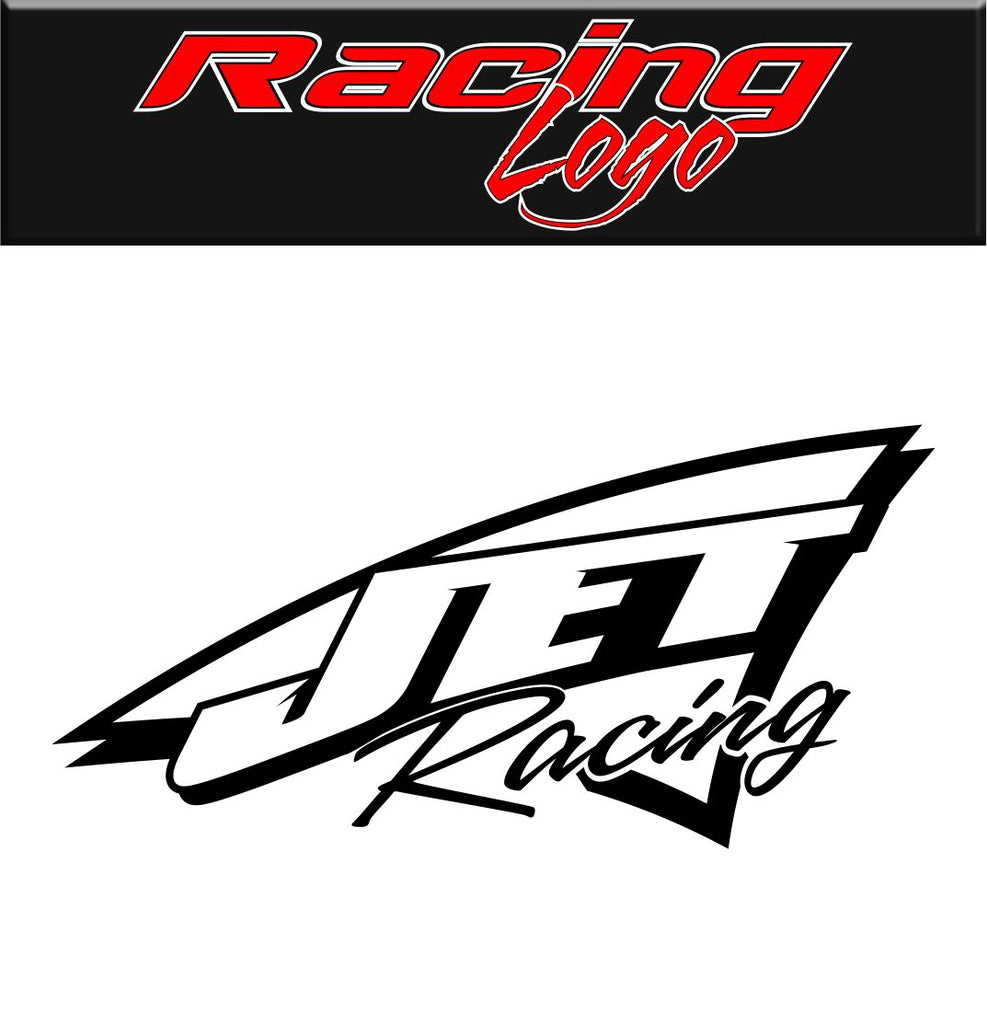 Jet Racing decal, performance decal, sticker