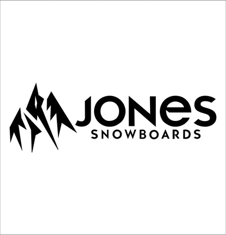 Jones Snowboards decal, ski snowboard decal, car decal sticker